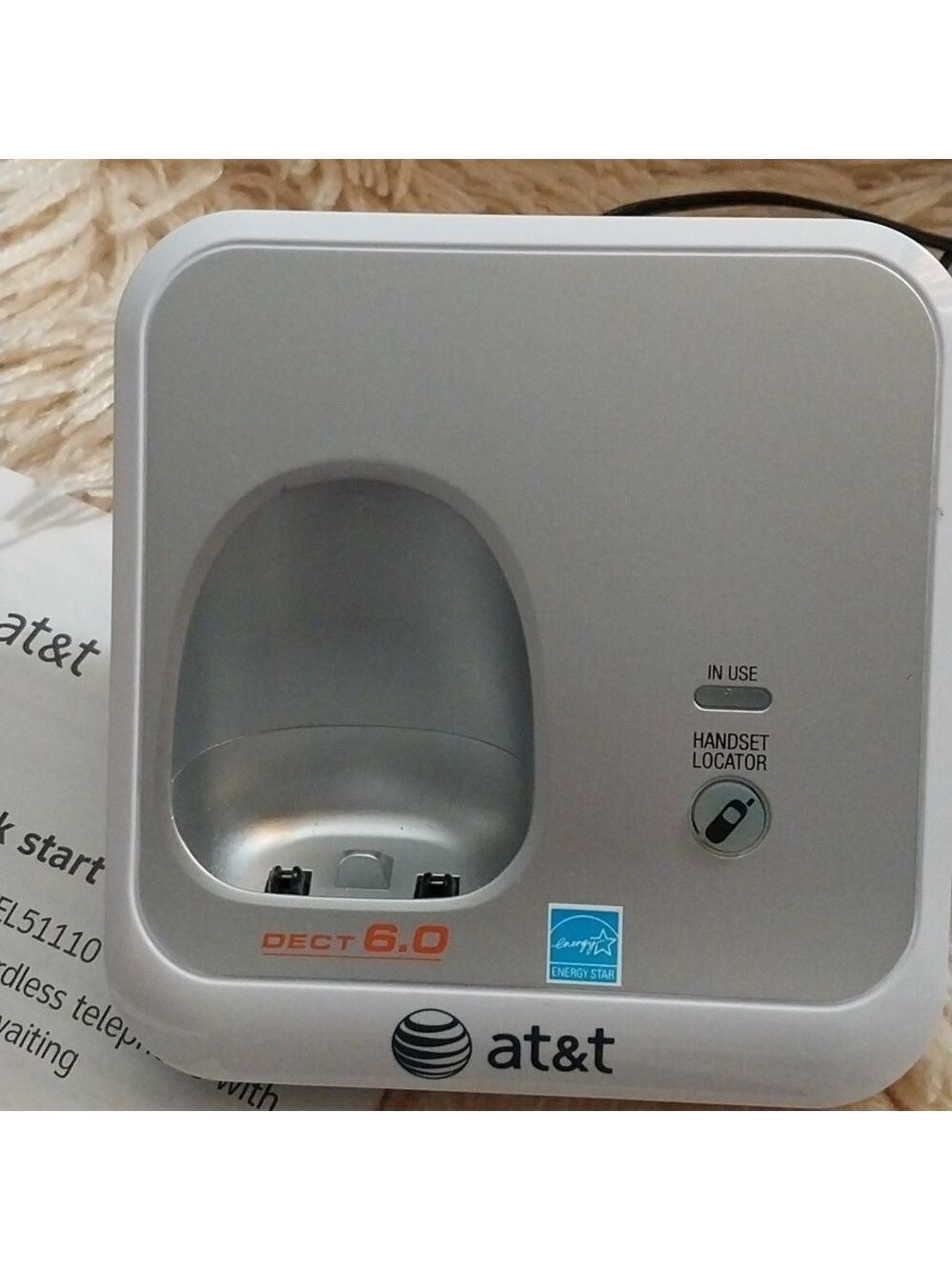 AT&T Cordless Telephone #EL51110 Dect 6.0 Digital5.02 - Picture 7 of 10
